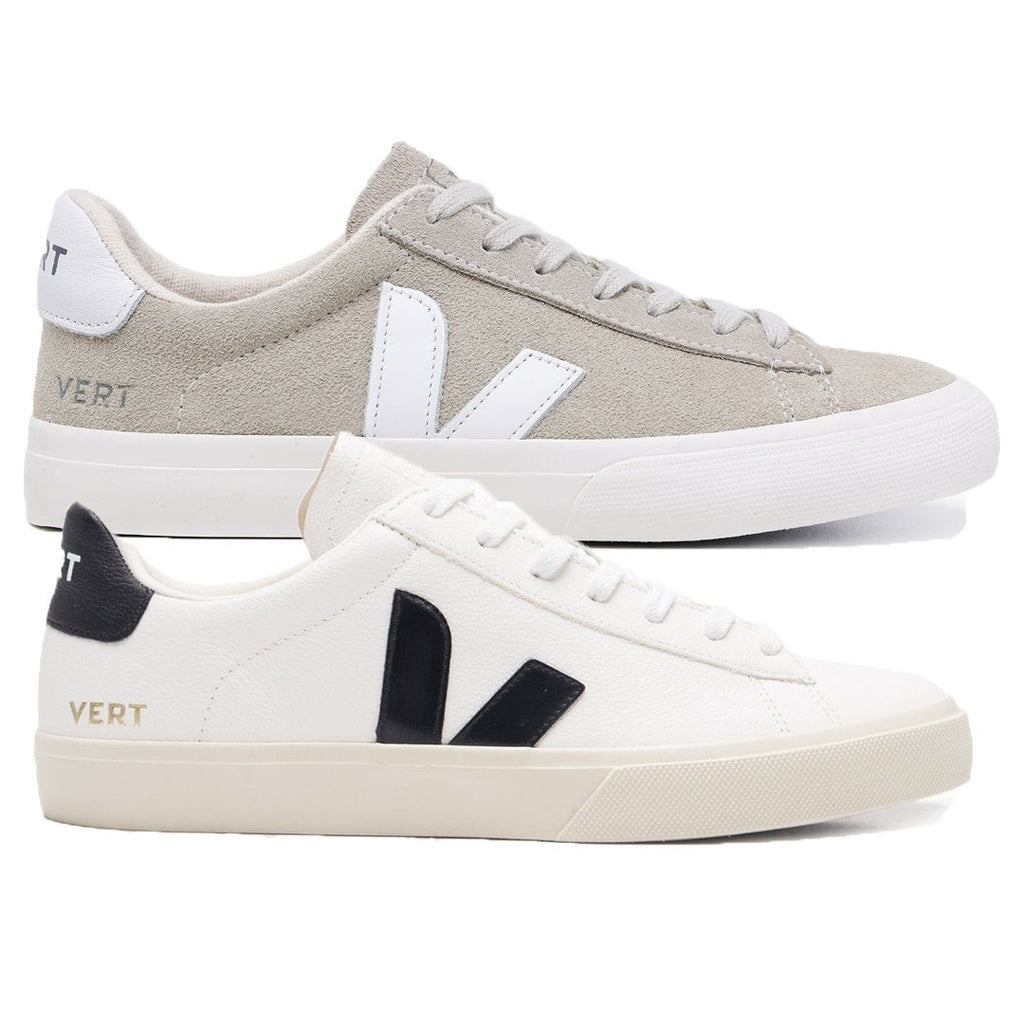 Compre 1 Leve 2 Pares Campo White Black e Campo Suede Natural White