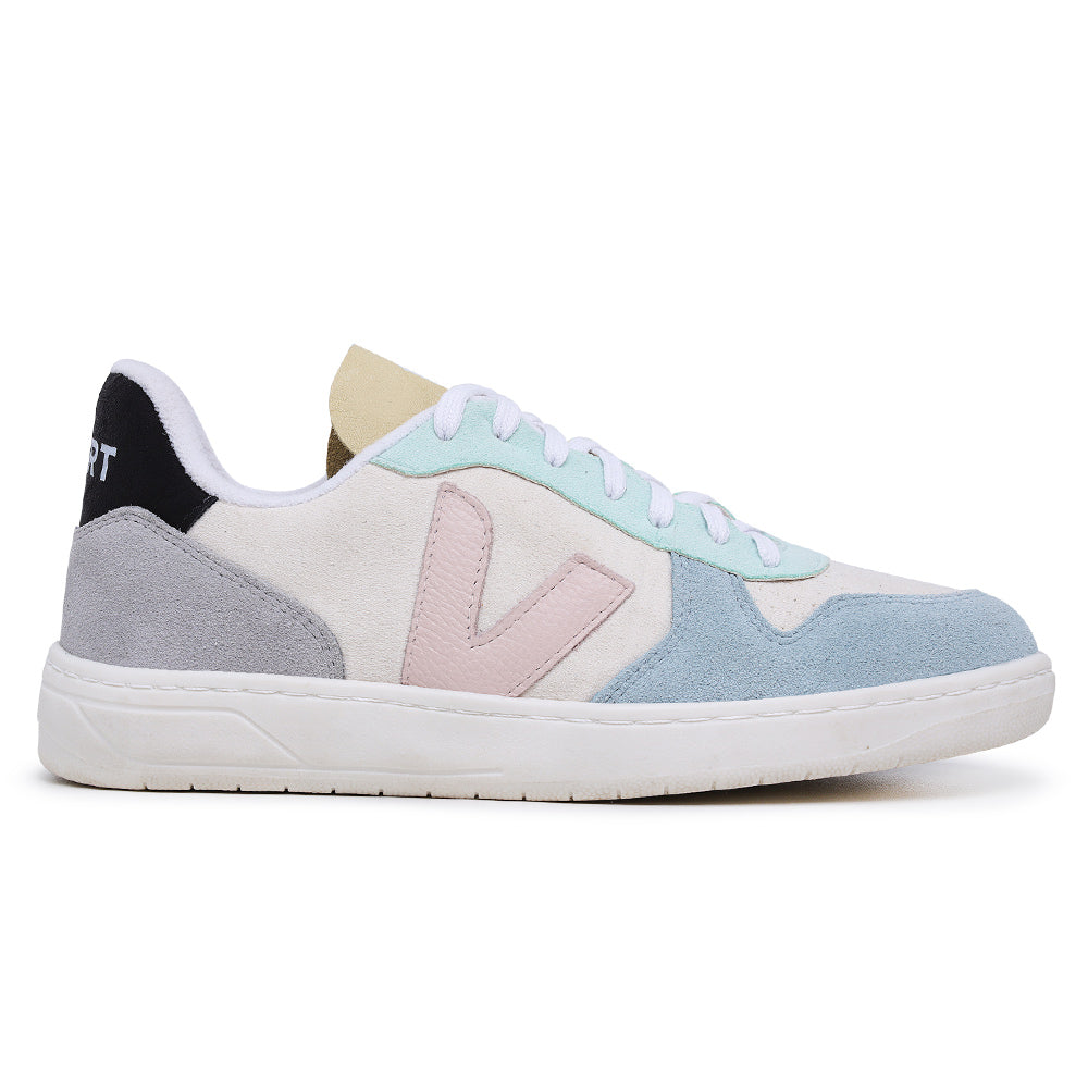 Compre 1 Leve 2 Pares V-10 Suede Multico Natural e V-12 White Platine